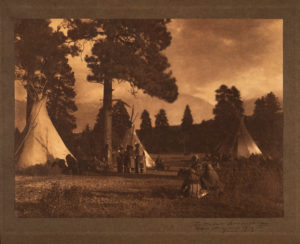 Flathead Camp on Jocko River