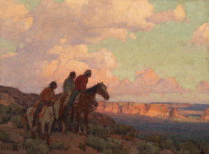 Three Riders on Horseback